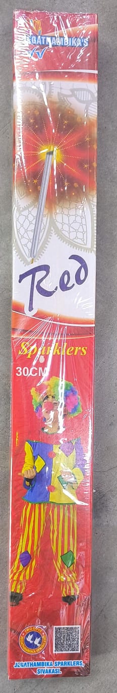 30  CM  RED  SPARKLERS