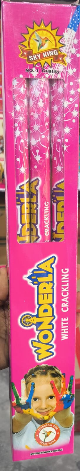 WONDERLA WHITE CRACKLING CANDLE (3 PCS)